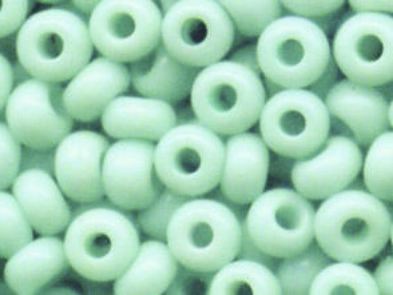 Чешский бисер 5 гр Preciosa 03262 мелованный цветной салатовый