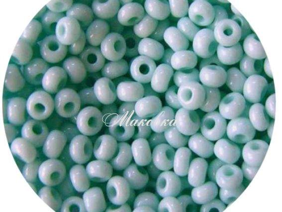 Бисер 5 гр Preciosa 03264 мелованный цветной салатовый ЧМ