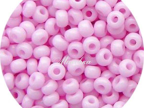 Бисер 5 гр Preciosa 03292 мелованный цветной розовый ЧМ
