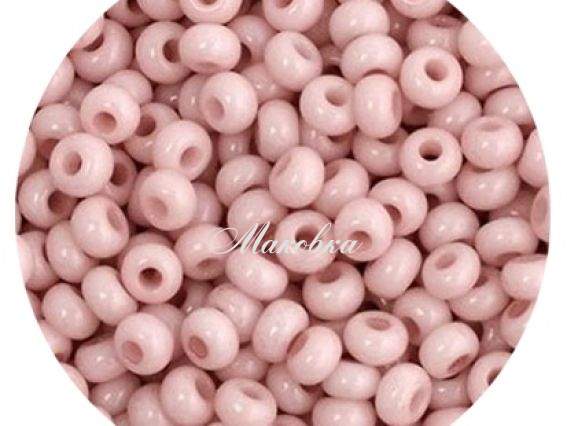 Бисер 5 гр Preciosa 03294 мелованный цветной розовый ЧМ