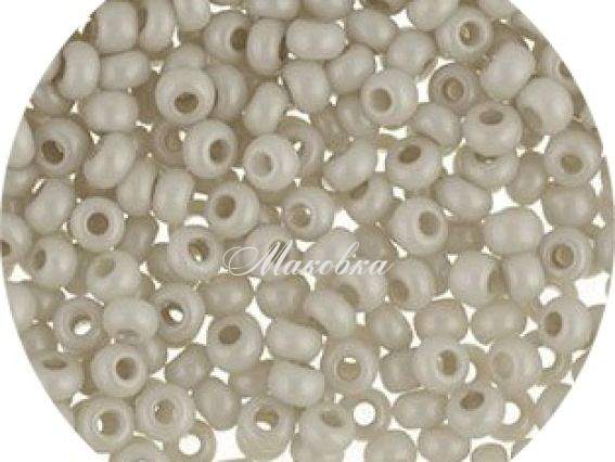 Бісер 5 гр Preciosa 03441 мелованный цветной светло-серый ЧМ Бісер 5 гр Preciosa 03441 мелованный цветной светло-серый ЧМ