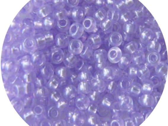 Чеський бісер 5 гр Preciosa 08128 прозорий пофарбований всередині, св.