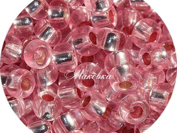Бісер 5 гр Preciosa 08273 хруcталь цветной розовый ЧМ