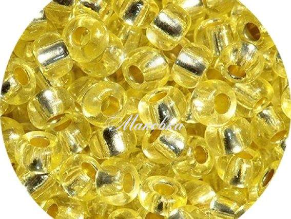 Бісер 5 гр Preciosa 08283 хруcталь цветной желтый ЧМ