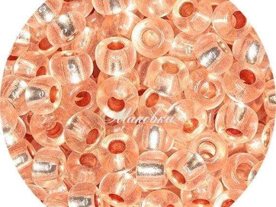 Бісер 5 гр Preciosa 08288 хруcталь цветной персиковый ЧМ