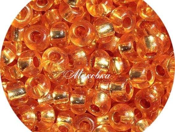 Бісер 5 гр Preciosa 08289 хруcталь цветной желто-оранжнвый ЧМ