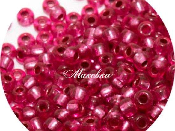 Бісер 5 гр Preciosa 08298 хрусталь темно-розовый ЧМ