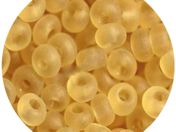 Бисер 5 гр Preciosa 10050/1 прозрачный матовый желтый ЧМ