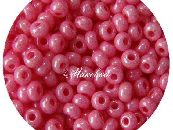 Бисер 5 гр Preciosa 16398 мелованный цветной розовый ЧМ