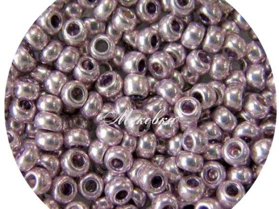 Бисер 5 гр Preciosa 18123 сольгель металлик сиреневый , ЧМ