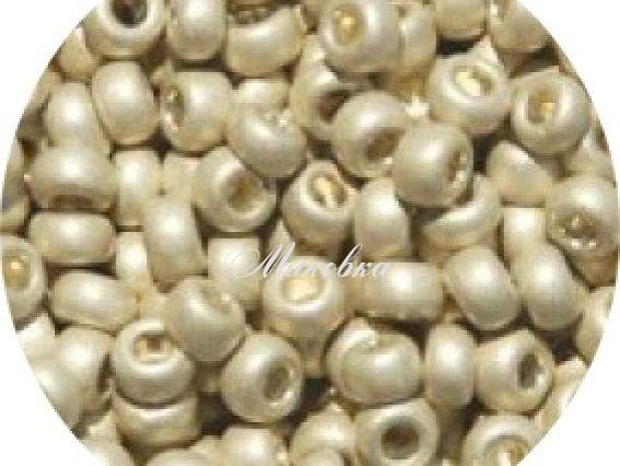 Бисер 5 гр Preciosa 18503 металлик матовый беж ЧМ