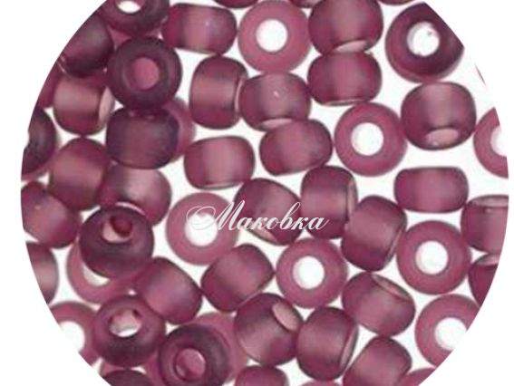 Бисер 5 гр Preciosa 20060/1 прозрачный матовый сиреневый ЧМ