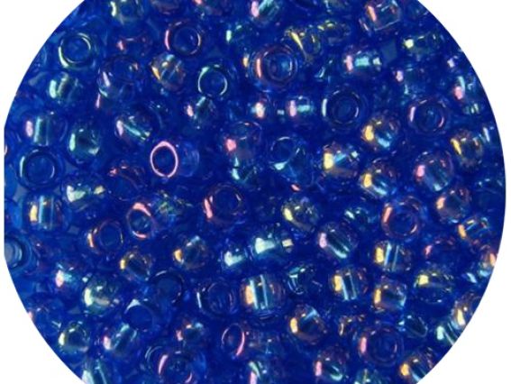 Бисер 5 гр Preciosa 31050 прозрачный радужный синий
