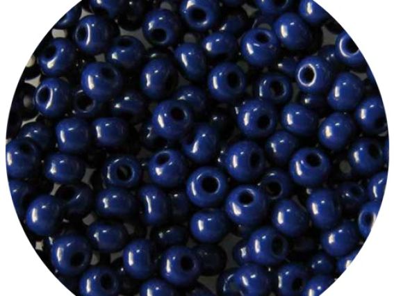 Бисер 5 гр Preciosa 33070 натуральный непрозрачный т.синий