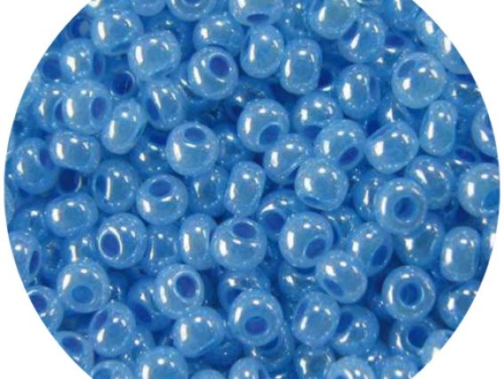 Бісер 5 гр Preciosa 37136 Перлинний Цейлон світло-синій, ЧМ