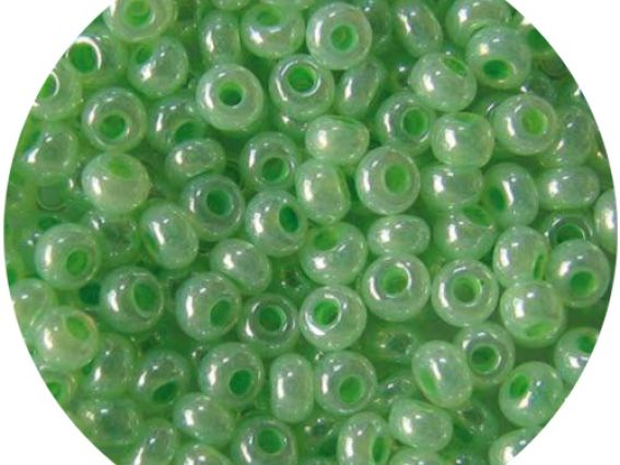 Бісер 5 гр Preciosa 37154 Перловий Цейлон світло-зелений, ЧМ