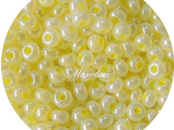 Бісер 5 гр Preciosa 37185 Перловий Цейлон блідо-жовтий