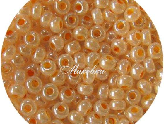 Бісер 5 гр Preciosa 37383 Жемчужный алебастр персиковый