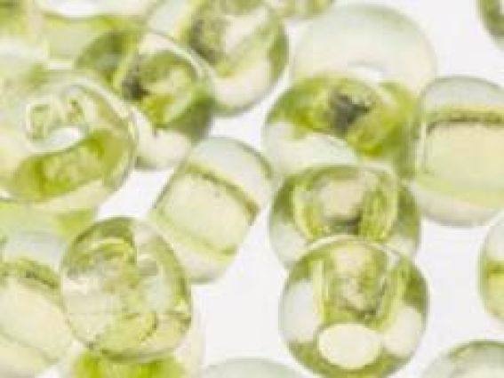 Бисер 5 гр Preciosa 01153 сольгель окрашенный хрусталь зелёный