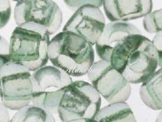 Бисер 5 гр Preciosa 01163 сольгель окрашенный хрусталь зелёный