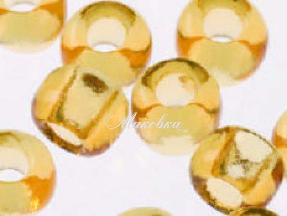 Бисер 5 гр Preciosa 10050 прозрачный желтый