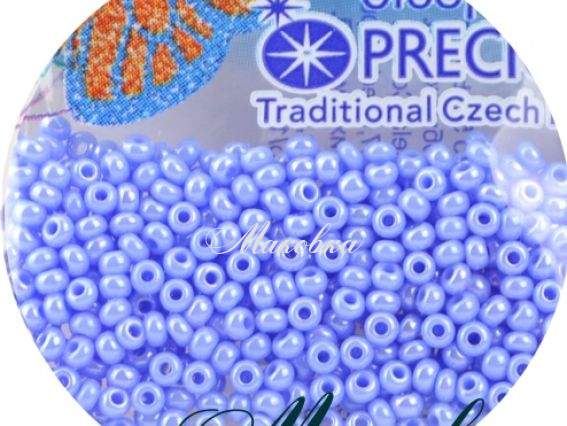 Бисер 5 гр Preciosa 38020 , голубой