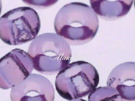 Бисер 5 гр Preciosa 20010 прозрачный сиреневый