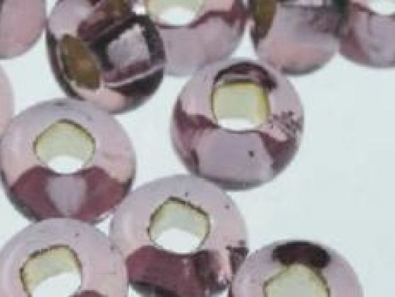 Чеський бісер Preciosa колір 27010 прозорий срібло бузковий 5 гр