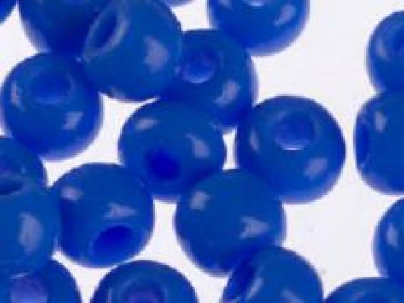 Бисер 5 гр Preciosa 33040 натуральный непрозрачный синий