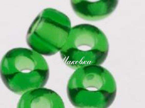 Бисер 5 гр Preciosa 50120 прозрачный зелёный