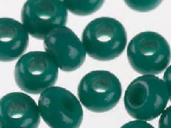 Бисер 5 гр Preciosa 53240 натуральный непрозрачный зелёный