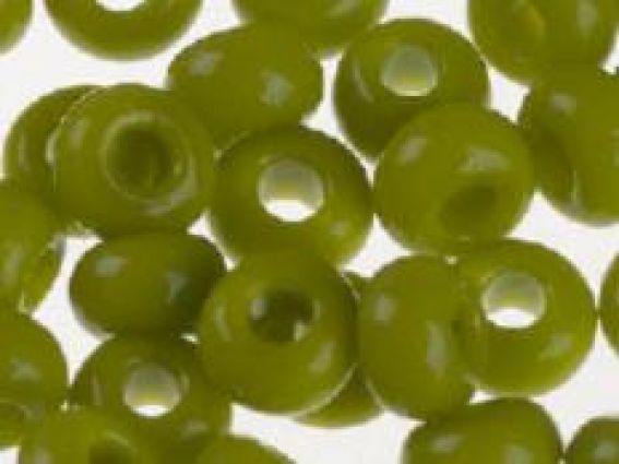 Бісер 5 гр Preciosa 53430 натуральный непрозрачный зелёный