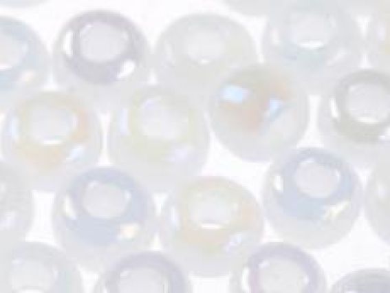 Preciosa 57205 білий бісер 5 гр непрозорий райдужний 