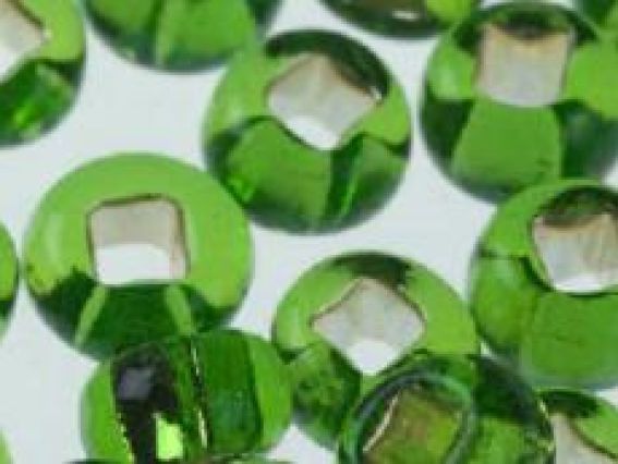 Бісер Preciosa 57430 прозорий срібло зелений 5 гр Бісер Preciosa 57430 прозорий срібло зелений 5 гр