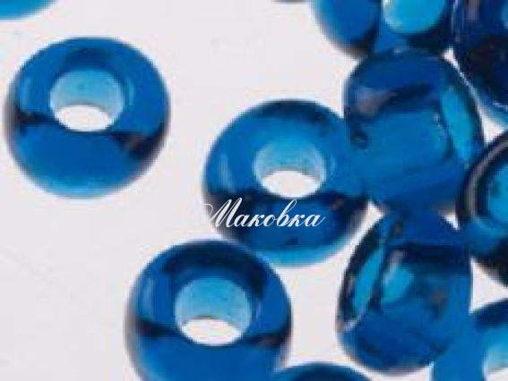 Бисер 5 гр Preciosa 60100 прозрачный синий