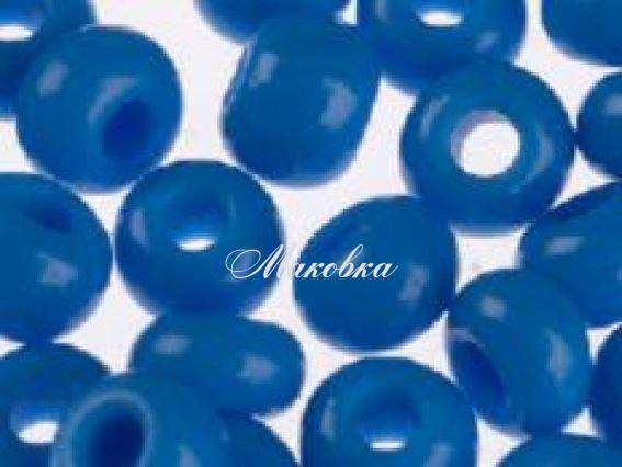 Бисер 5 гр Preciosa 63080 натуральный непрозрачный св. синий