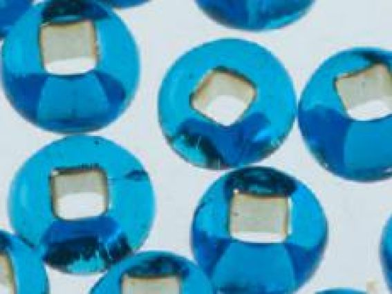 Бісер Preciosa прозорий срібло світло-синій 67150 5 гр