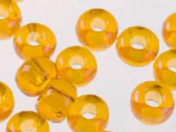 Preciosa бісер жовтий прозорий райдужний 5 гр 81060