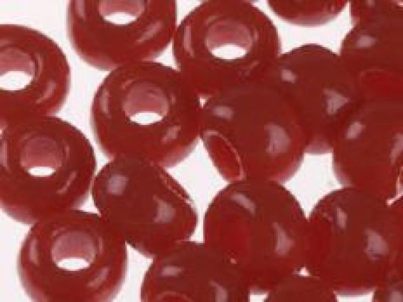 Preciosa бісер 93210 темно червоний натуральний непрозорий 5 гр 