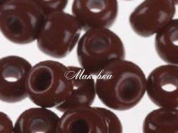 Бісер 5 гр Preciosa 93300 натуральний непрозорий коричневий