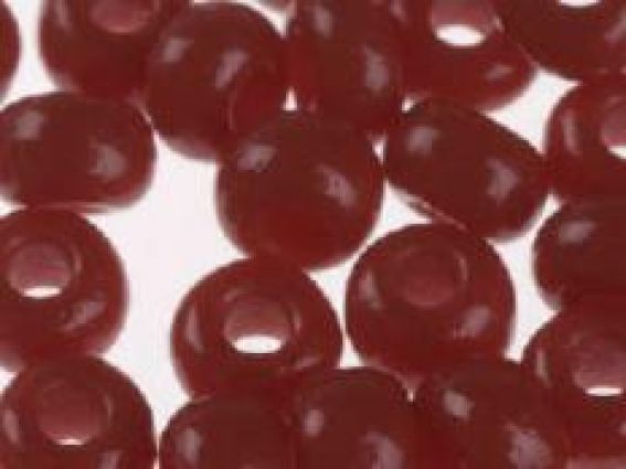 Бисер Preciosa 93310 темно красный натуральный непрозрачный 5 гр