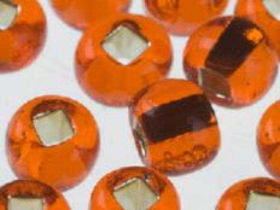 Preciosa Бисер 5 гр 97030 прозрачный серебро красно-оранжевый ЧМ