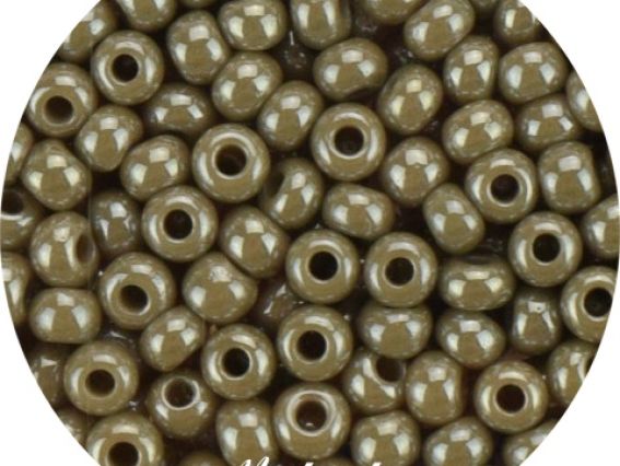 Preciosa чешский бисер упаковка 5 гр цвет 48020 сфинкс, непрозрачный блестящий серо-бежевый