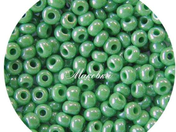 Бисер 5 гр Preciosa 58210 зеленый, ЧМ