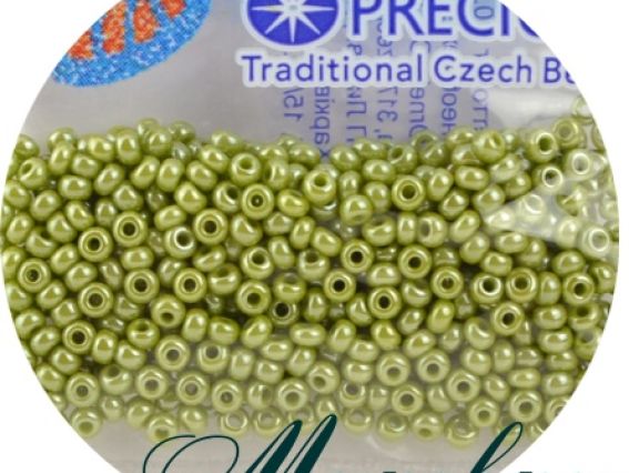Бисер 5 гр Preciosa 58430, св.зеленый