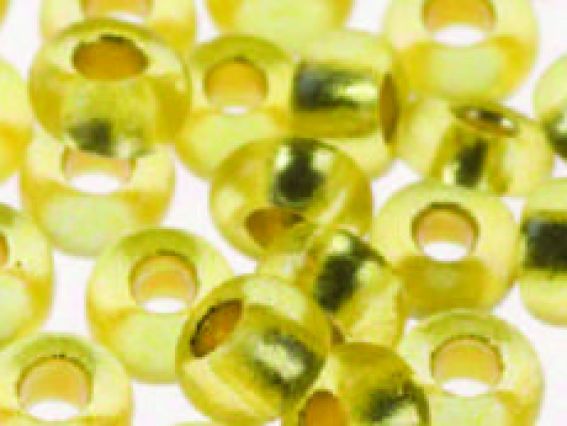 Чешский бисер 5 гр Preciosa цвет 08286 хруcталь цветной темно-желтый ЧМ