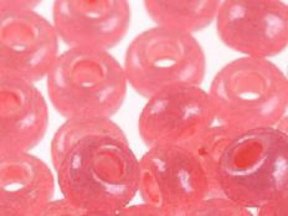 Бісер 17398 рожевий кольоровий алебастр Preciosa 5 гр