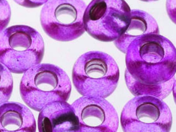 Чеський Бісер 5 гр Preciosa 08225 кришталь кольоровий рожево-фіолетовий