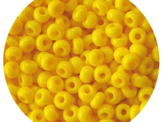 Preciosa Бісер 5 гр 83110 натуральний непрозорий жовтий натуральний