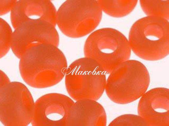 Бисер 5 гр Preciosa 93140/1 непрозрачный матовый, оранжевый , ЧМ